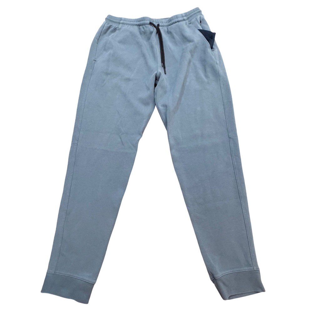 Old Navy Active Dynamic Fleece Men Jogger Blue Gray 4-Way Stretch Pants Medium